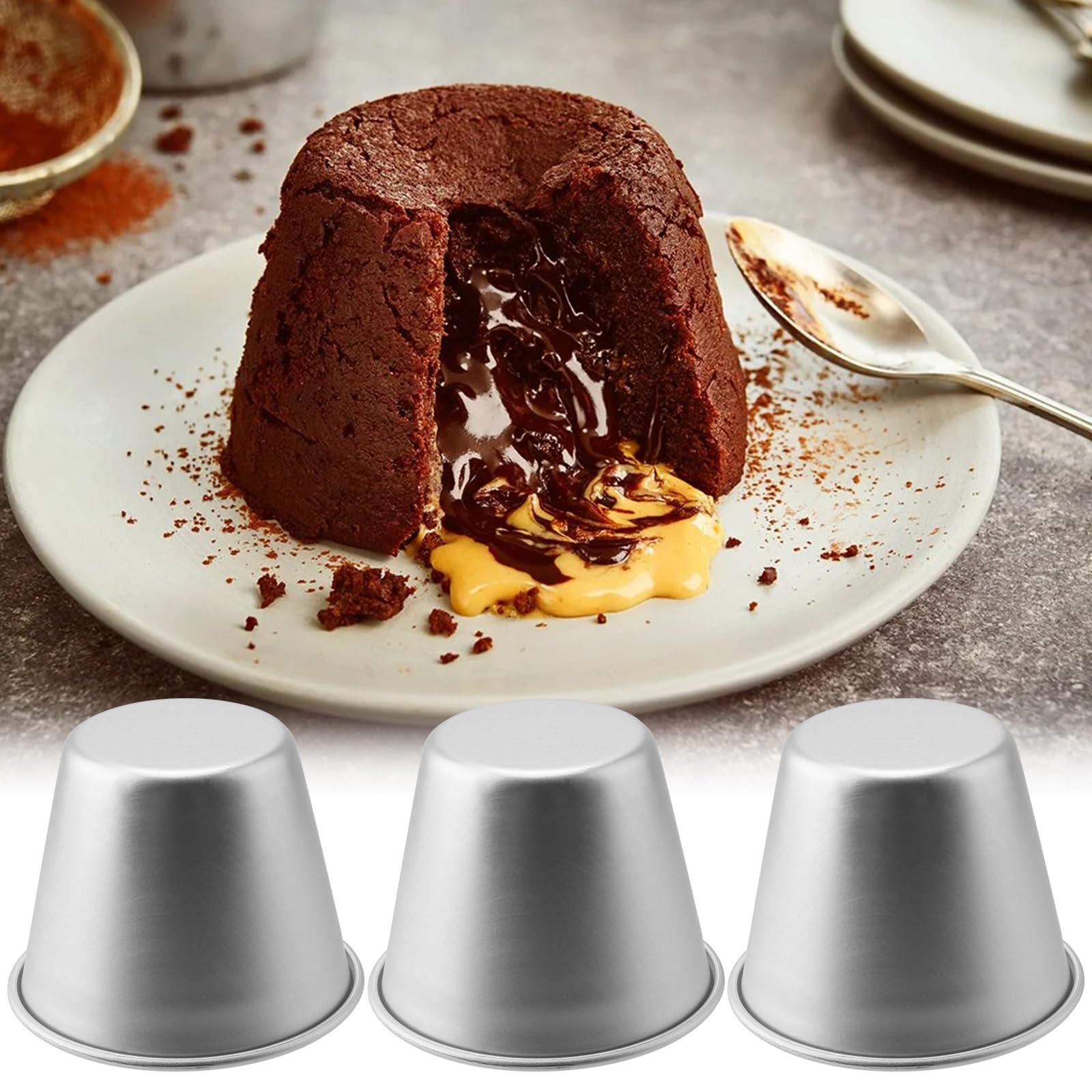 Creabake set van 3 cannalé vormen | Muffinvormen