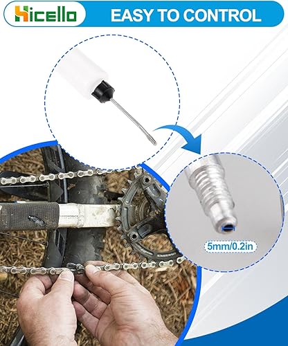 Miniatura 5 de Máquina de coser de plástico Engrasadordispensador de aceite 4.1 fl oz con pico largo de la boca