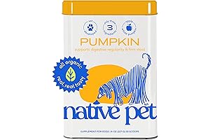 Native Pet Organic Pumpkin for Dogs - Dog Grade Pumpkin Alternative to Canned Pumpkin