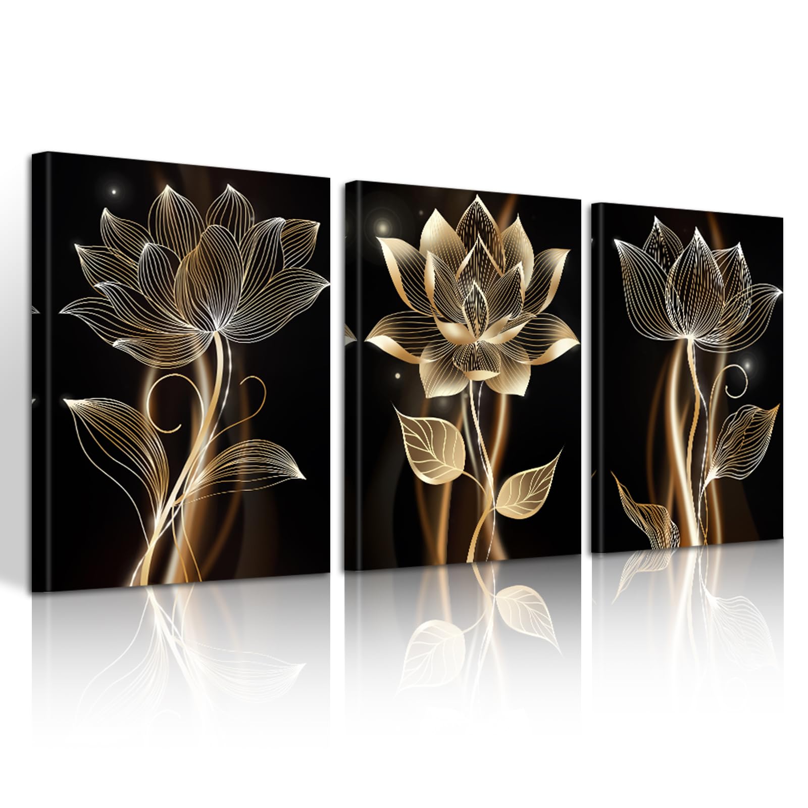 Abstract Mountain Art Prints - 3 Panel Canvas Wall Decor -32