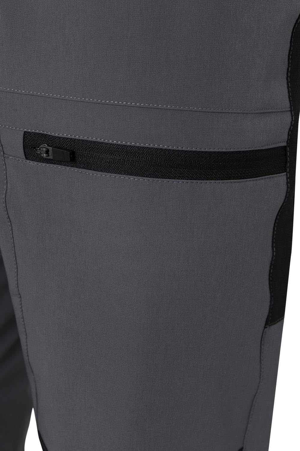 Velilla pantalón Trekking Multibolsillos; Color Gris y Negro