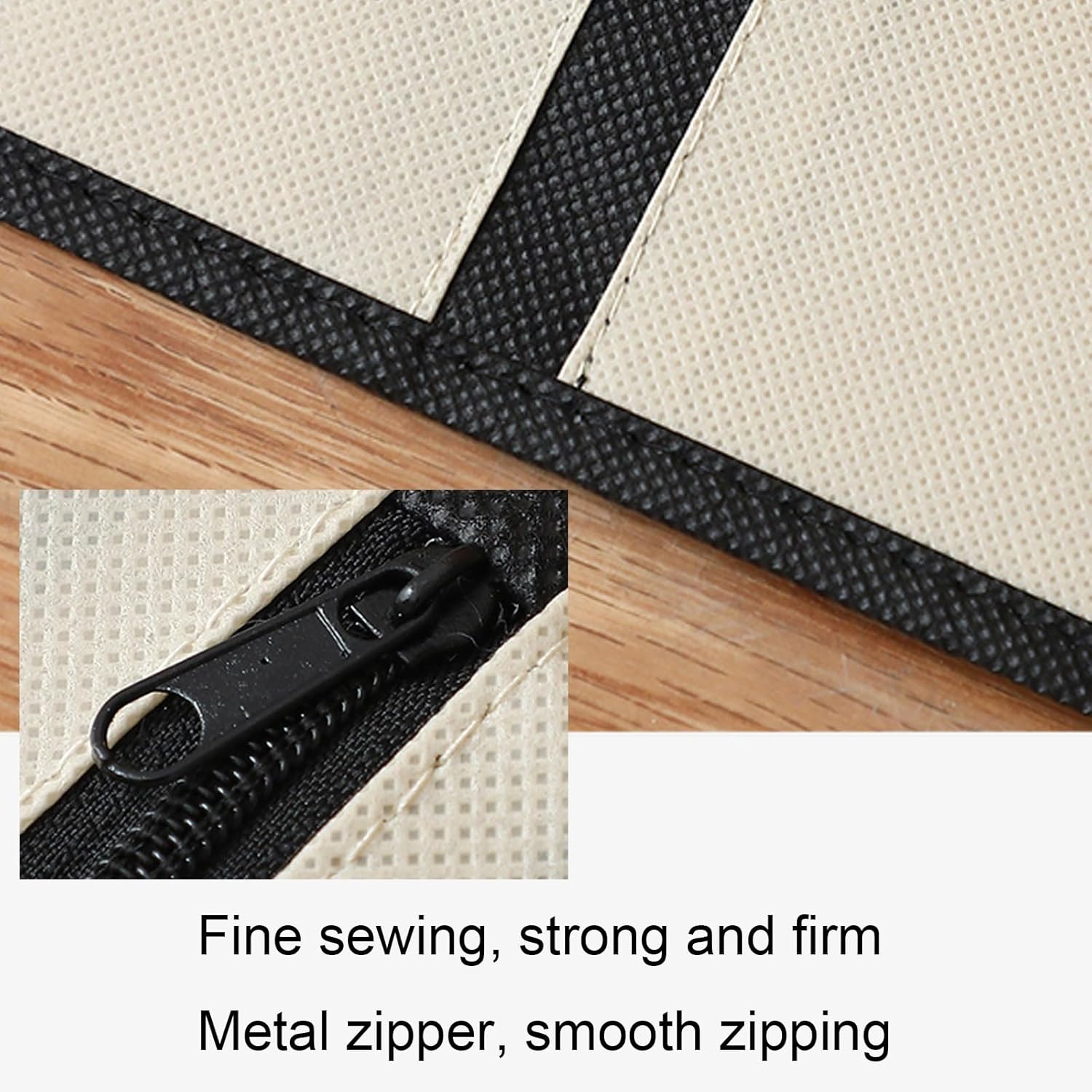 不織布衣類収納バッグ クリアウィンドウ付き 防塵コートカバー付き クローゼットの整理用 (24x43インチ)