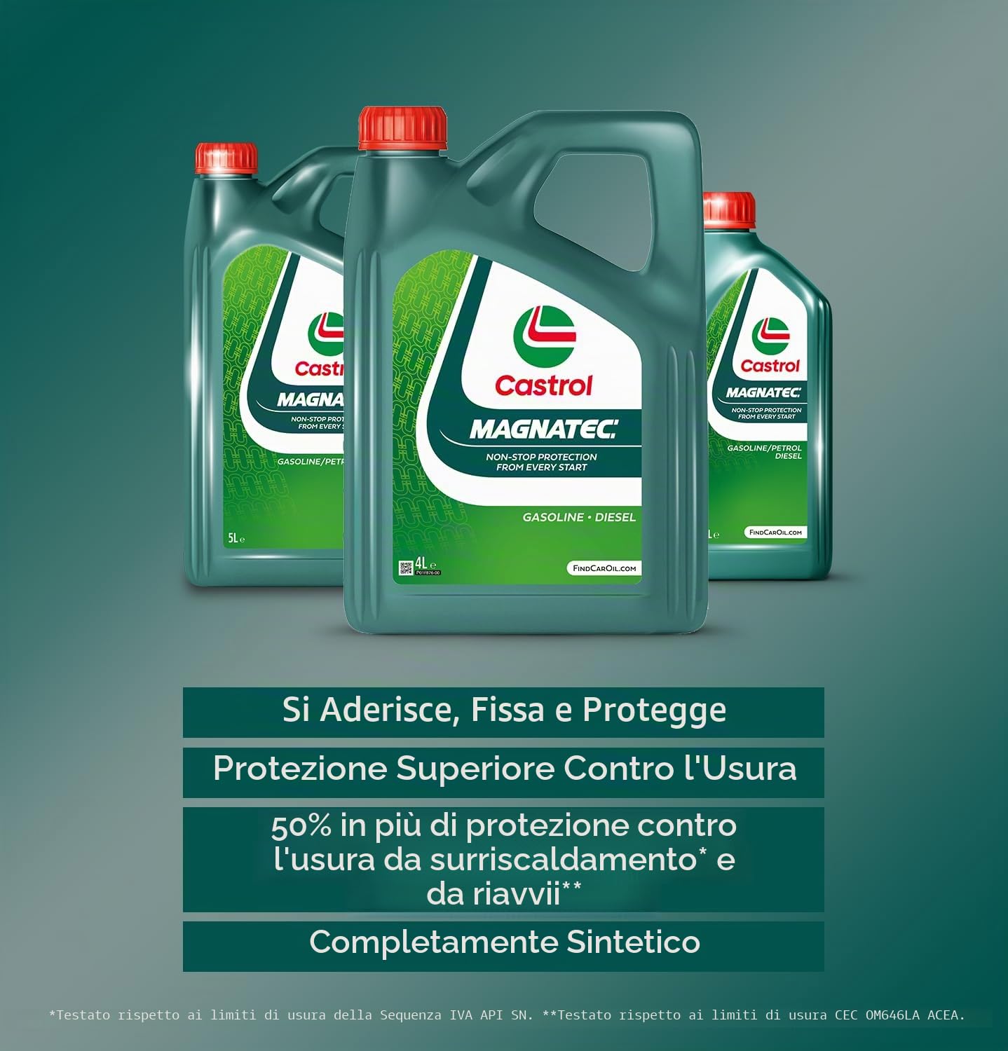 CASTROL Olio motore Magnatec 5W-30 Olio sintetico olio 5 L Compatibilità con RENAULT Twingo 1 C06, NISSAN Qashqai/Qashqai +2 I J10, NJ10, OPEL Corsa D Hatchback S07 Mokka/Mokka X J13