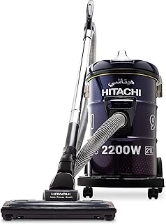 Sponsored Ad – HITACHI Drum Vacuum Cleaner 2200 Watts, 21L Tank Dust Capacity, Aero Power Brush to Clean Efficiently, Metal Pipe, Dusting Brush & Crevice Nozzle, Washable Filter, Best for Home & Office, CV965NBLGCM