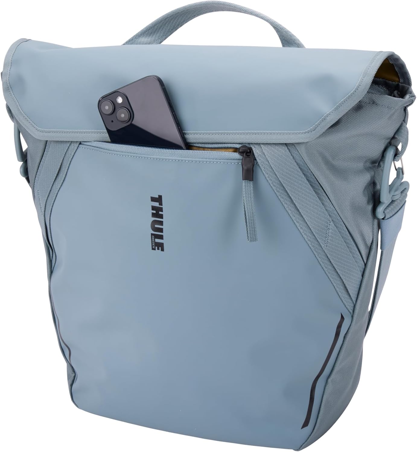 Thule Chasm 22L Courier Bag, Compatible InLock, Mounting Panel Required, Water-Resistant, Zipper Closure, Reflective Details