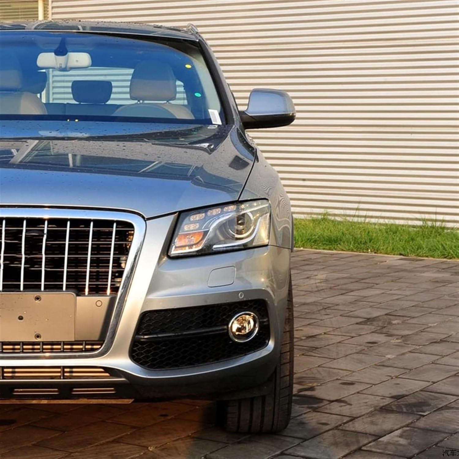 Car Headlight Lens Cover, Compatible For Audi Q5 SQ5 2010 2011 2012, 1 Pair Front Fitting(A pair)