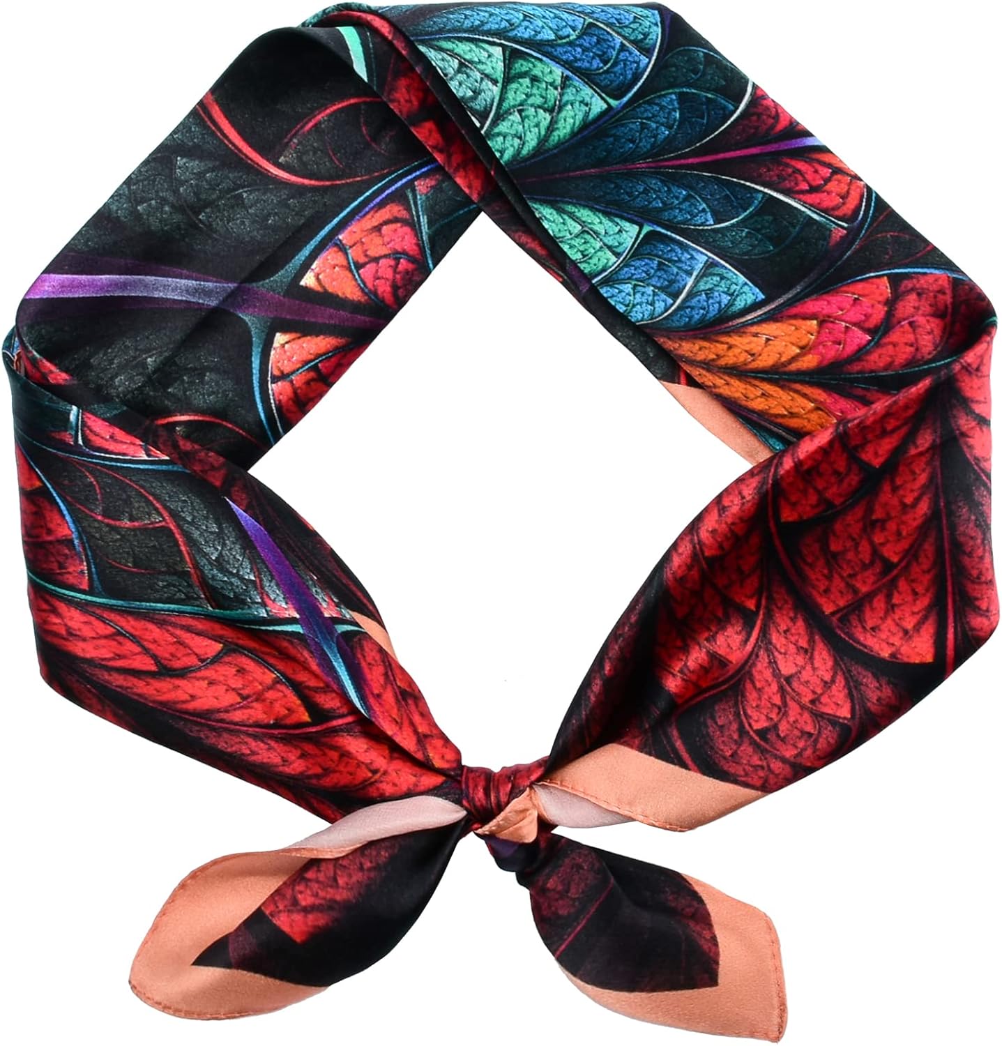 Stlvoll 100% Silk Head Scarf for Women - 27" Hair Scarves Satin Head Scarf Bandanas Square Hair Night Sleeping with Gift Packed - Image 2