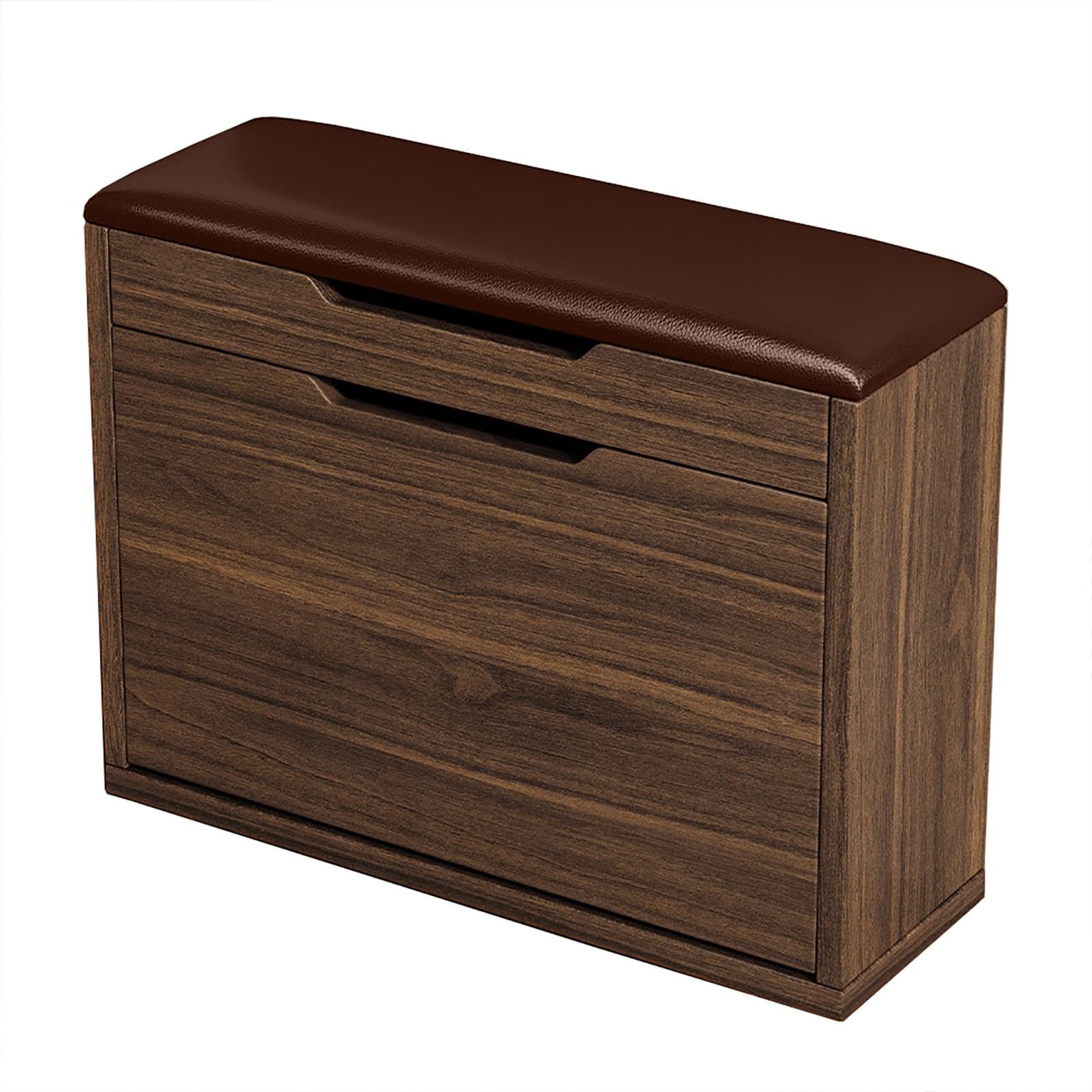 Étagère à chaussures pour couloir et chambre marron Sto Solut