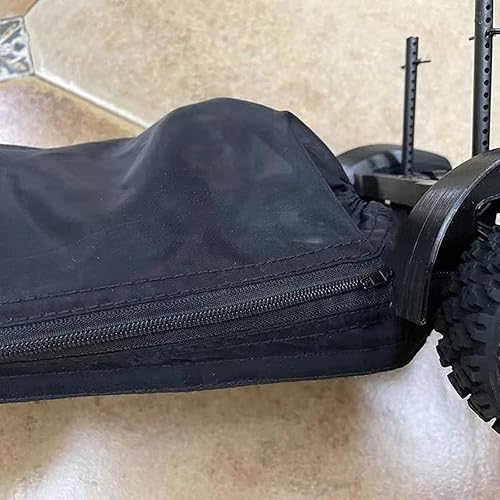 Miniatura 4 de LICHIFIT Funda antipolvo transpirable, funda impermeable, máscara de disipación de calor para Tamiya TT-02 RC modelo coche