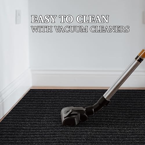 Miniatura 3 de Alfombra de pasillo de tamaños personalizados de 2 x 6 pies, para interiores y exteriores, alfombra de área con respaldo de goma antideslizante para