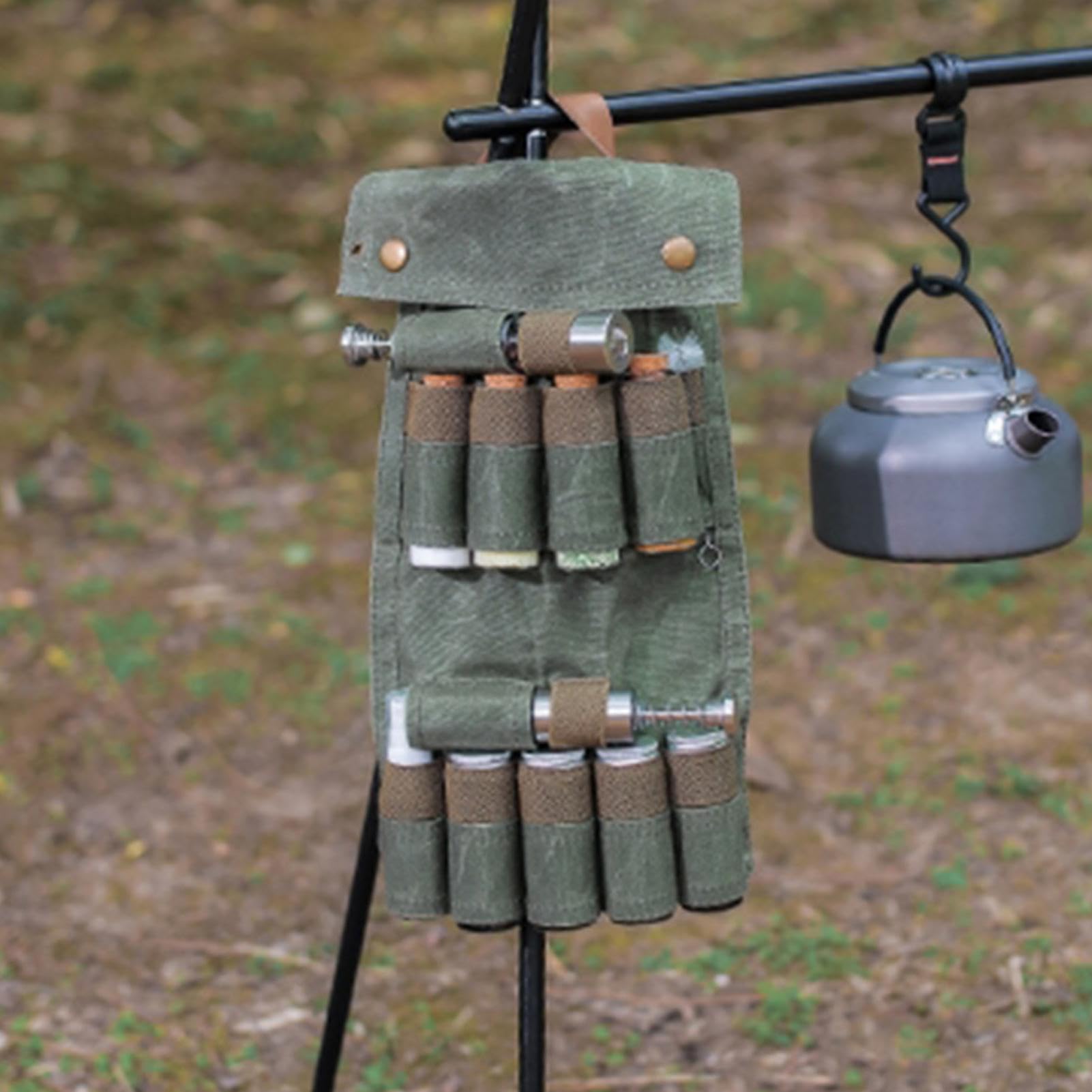 Camp Organizer da cucina – Contenitori per spezie da viaggio, set da 12