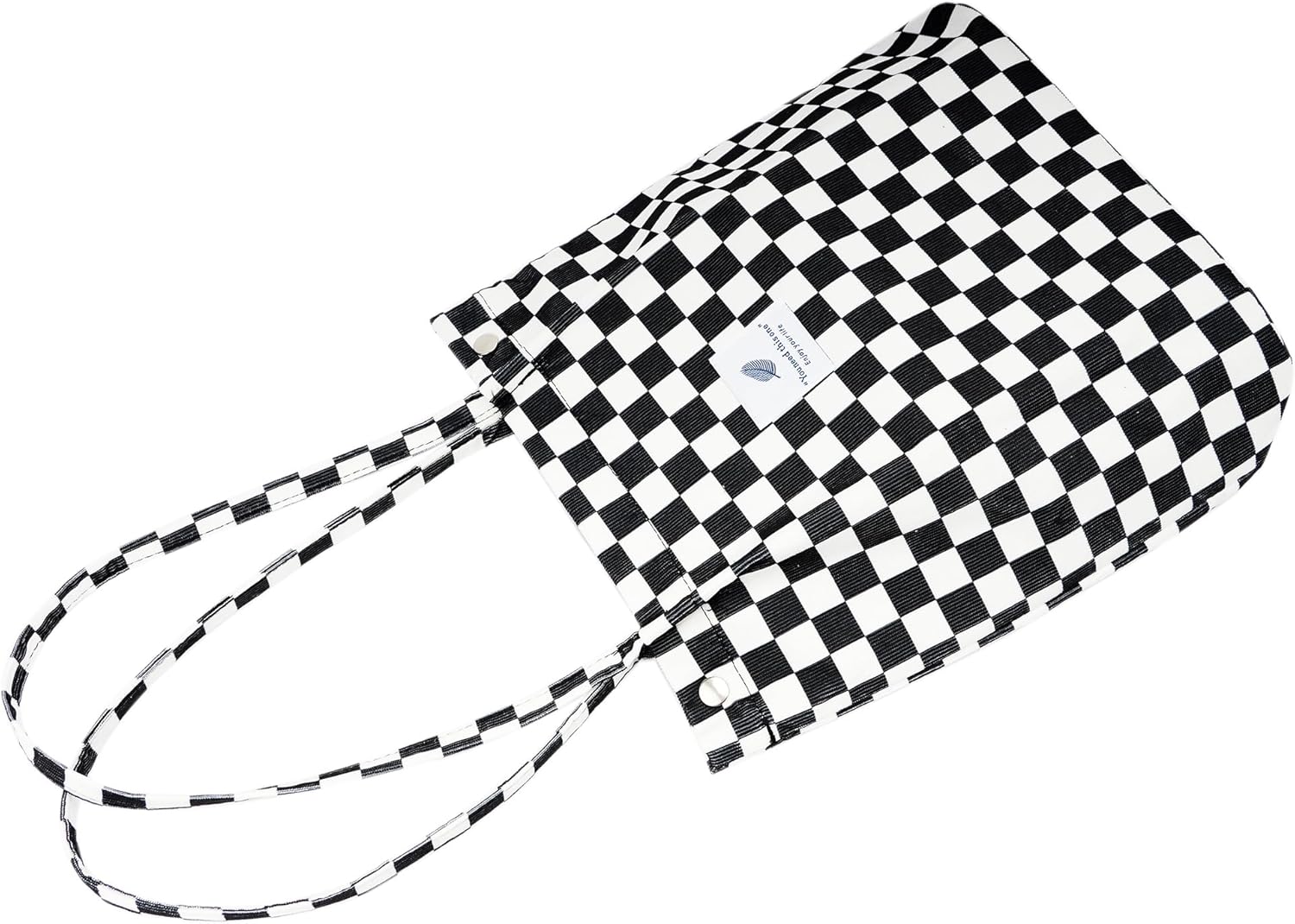 Cute Corduroy Tote Bag Canvas Shoulder Handbags for Women Travel Shopping - Image 5