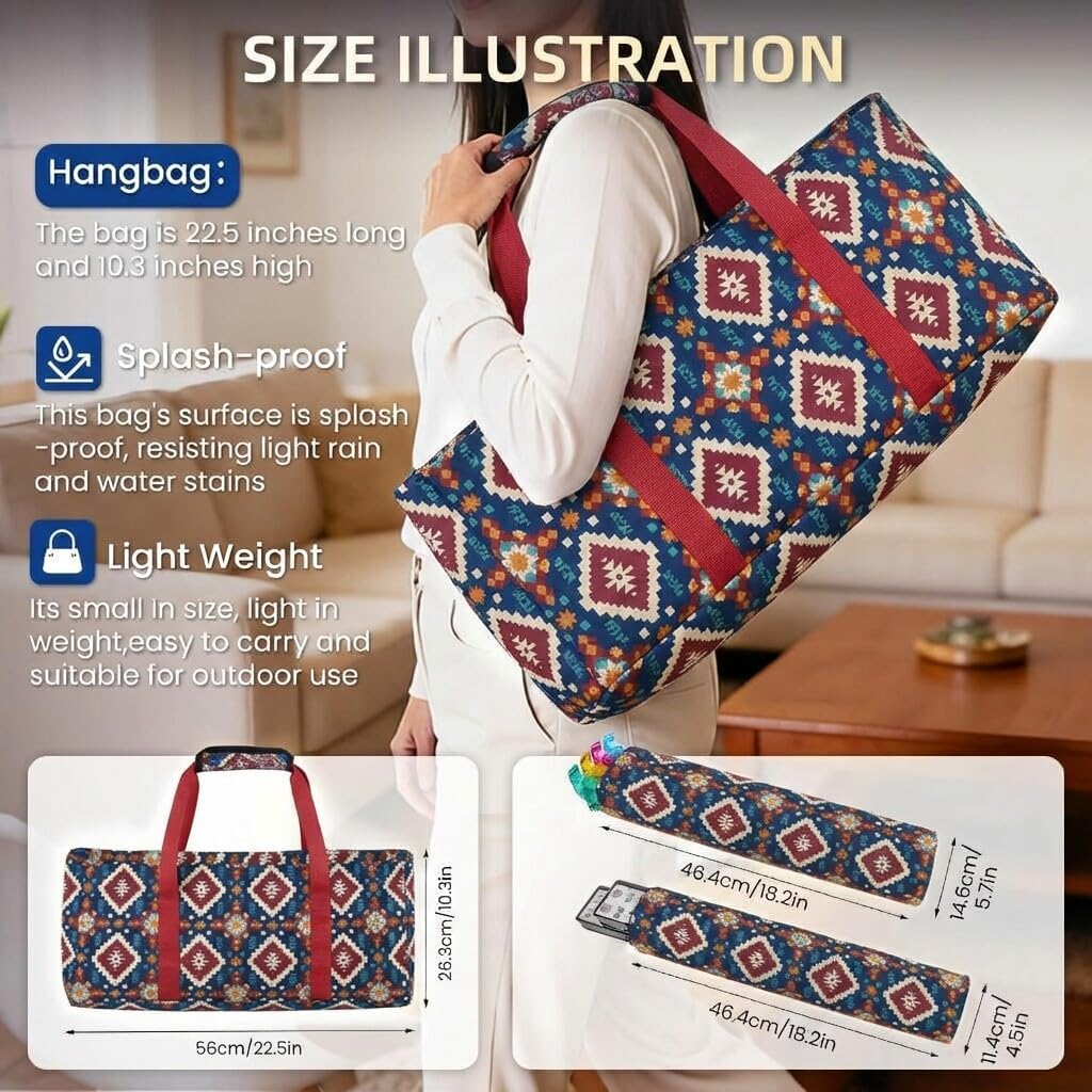 zhiyu&art decor Travel American Mahjong Tile Set,166 Pink Tiles Mahjong Game Set,4 Colors Mahjong Racks,Travel Mahjong Set with Blue Bohemia Carrying Bag