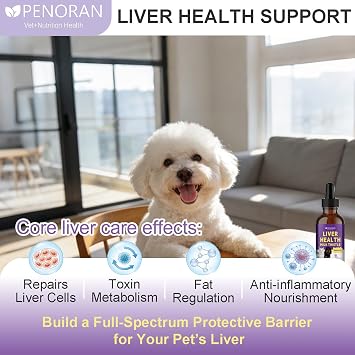 Milk Thistle for Dogs and Cats, Liver Health Support, Relief Fatty Liver | targets liver damage and fat buildup, repairs damaged cells, enhances liver detoxification, metabolic capacity