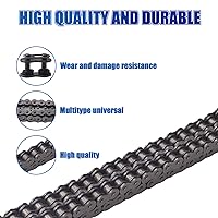 Vista 2 de Blcak 525 Cadena de anillo X + rompedor de cadena, 110 eslabones con eslabón maestro de conexión