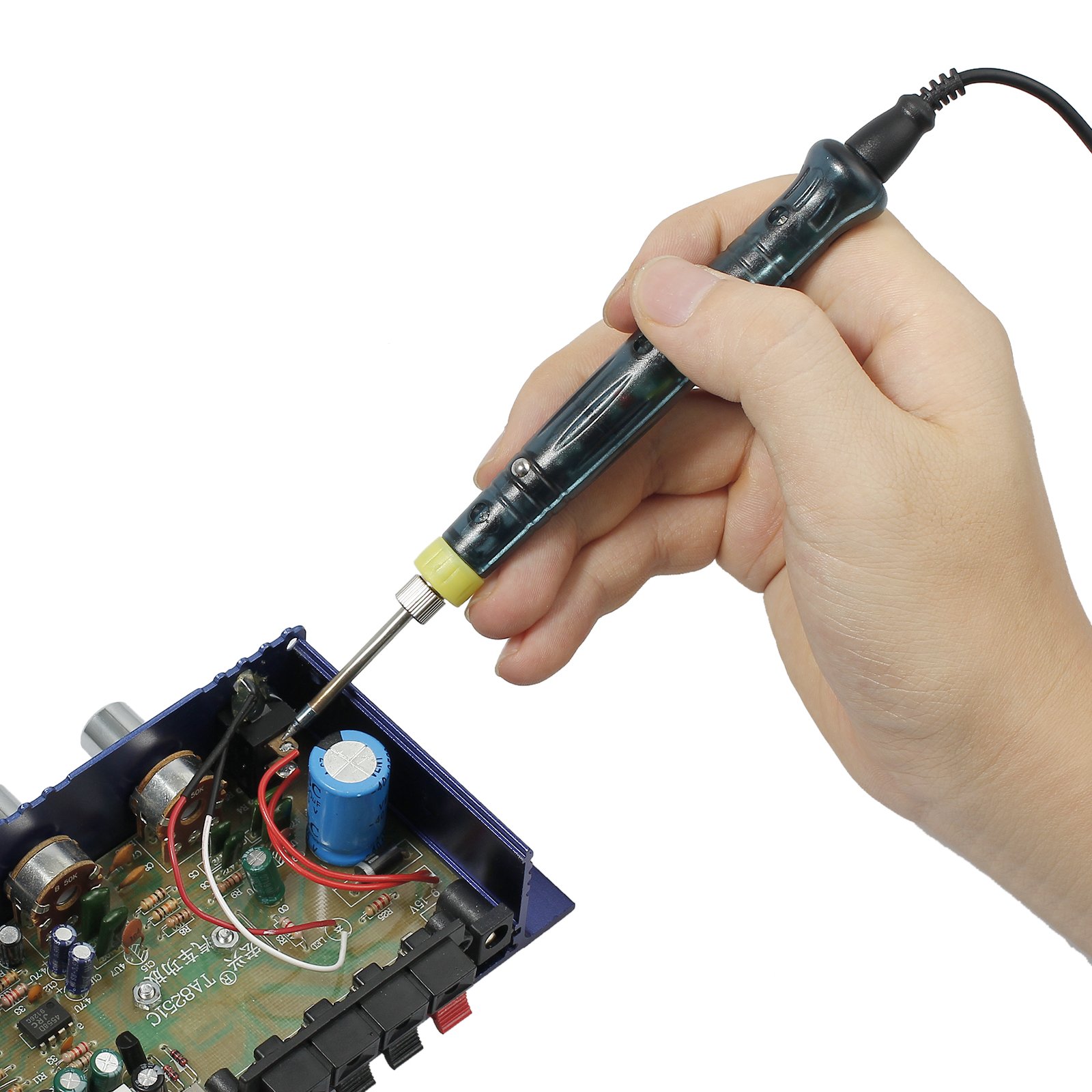 Amazon | proster 半田こて はんだこて 5V 8W 保護キャップ付き 電気