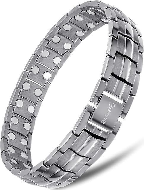 MagnetRX® Ultra Strength Magnetic Bracelet - Magnetic Bracelets for Men - Adjustable Length with Sizing Tool