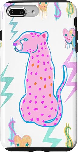 Vista 28 de iPhone 11 Pro Max Preppy Art Cheetah, Pink Cheetah, Preppy Art - Funda estética