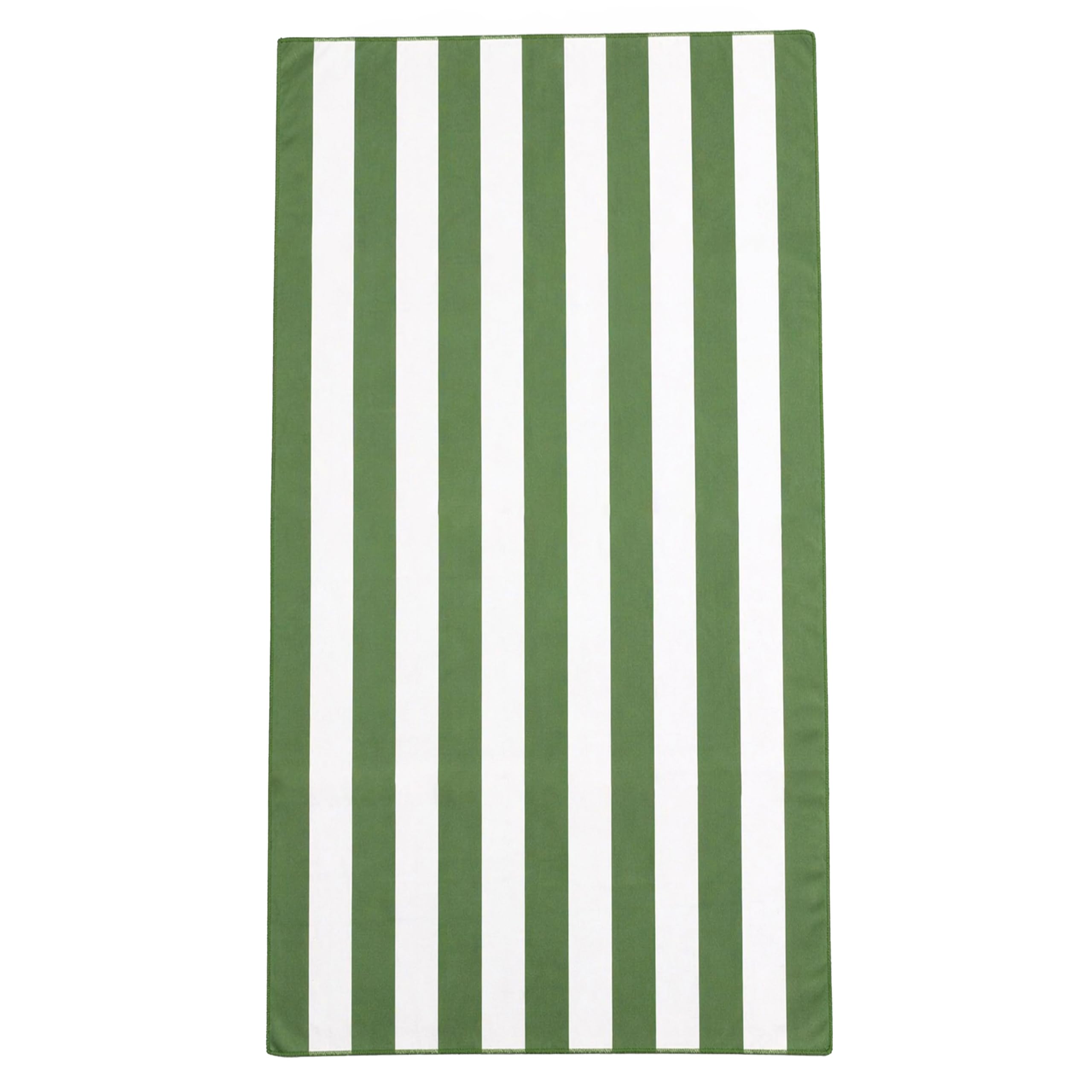 Olivia Rocco Beach Towels Extra Large Super Soft Quick Dry Sand Resistant Travel Pool Towel Lightweight Summer Holiday, Stripe Sage