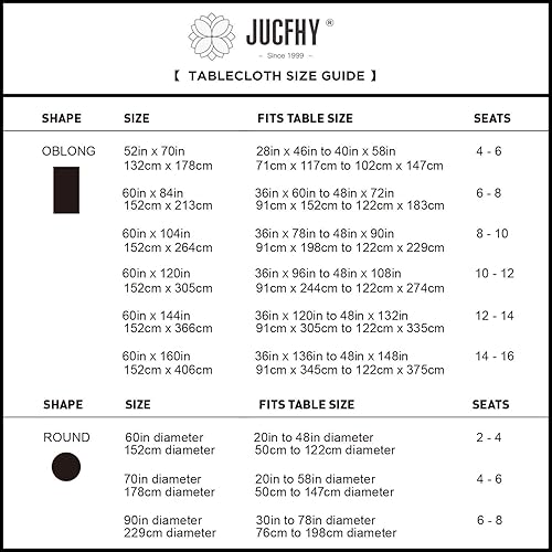Miniatura 8 de JUCFHY - Mantel rectangular marroquí de tela jacquard a prueba de derrames y resistente al agua y al aceite, mantel decorativo para uso exterior e