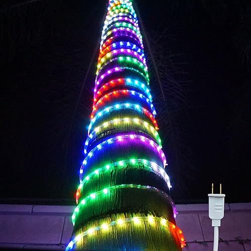 Russell Decor Cuerda de luces LED con controlador multifunción para Navidad, Halloween, 4 de julio, Día de los Caídos, decoración de vacaciones,