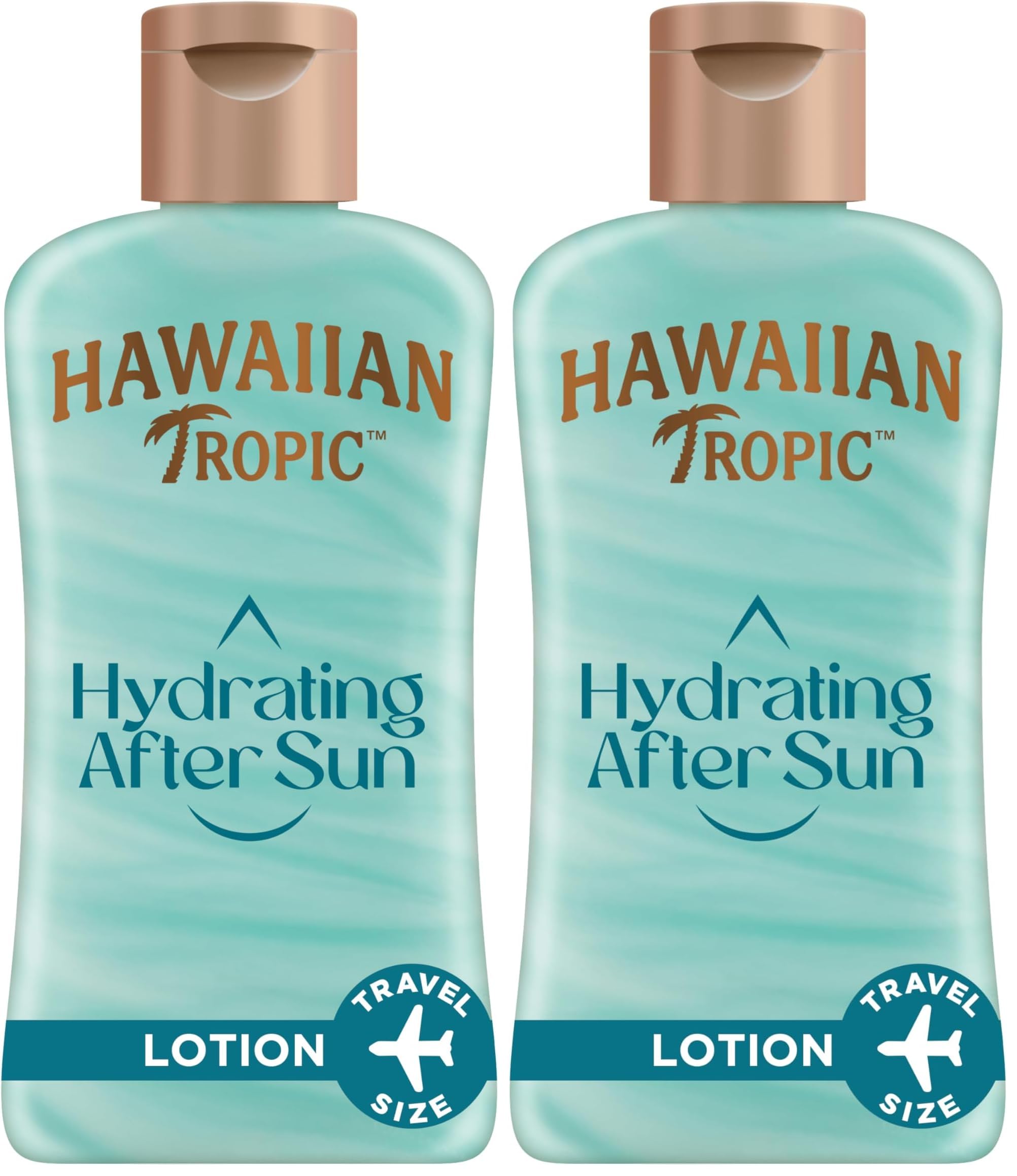 Hawaiian Tropic Silk Hydration Air Soft After Sun Lotion Coconut Papaya Mini, 60 ml, 1 St. (Packung mit 2)