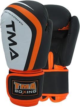 TMA Professional Boxing Gloves Ultimate All-in-One Sparring, Fighting & Training Gloves for Women & Men | Muay Thai, Kickboxing, Heavy Bag & MMA