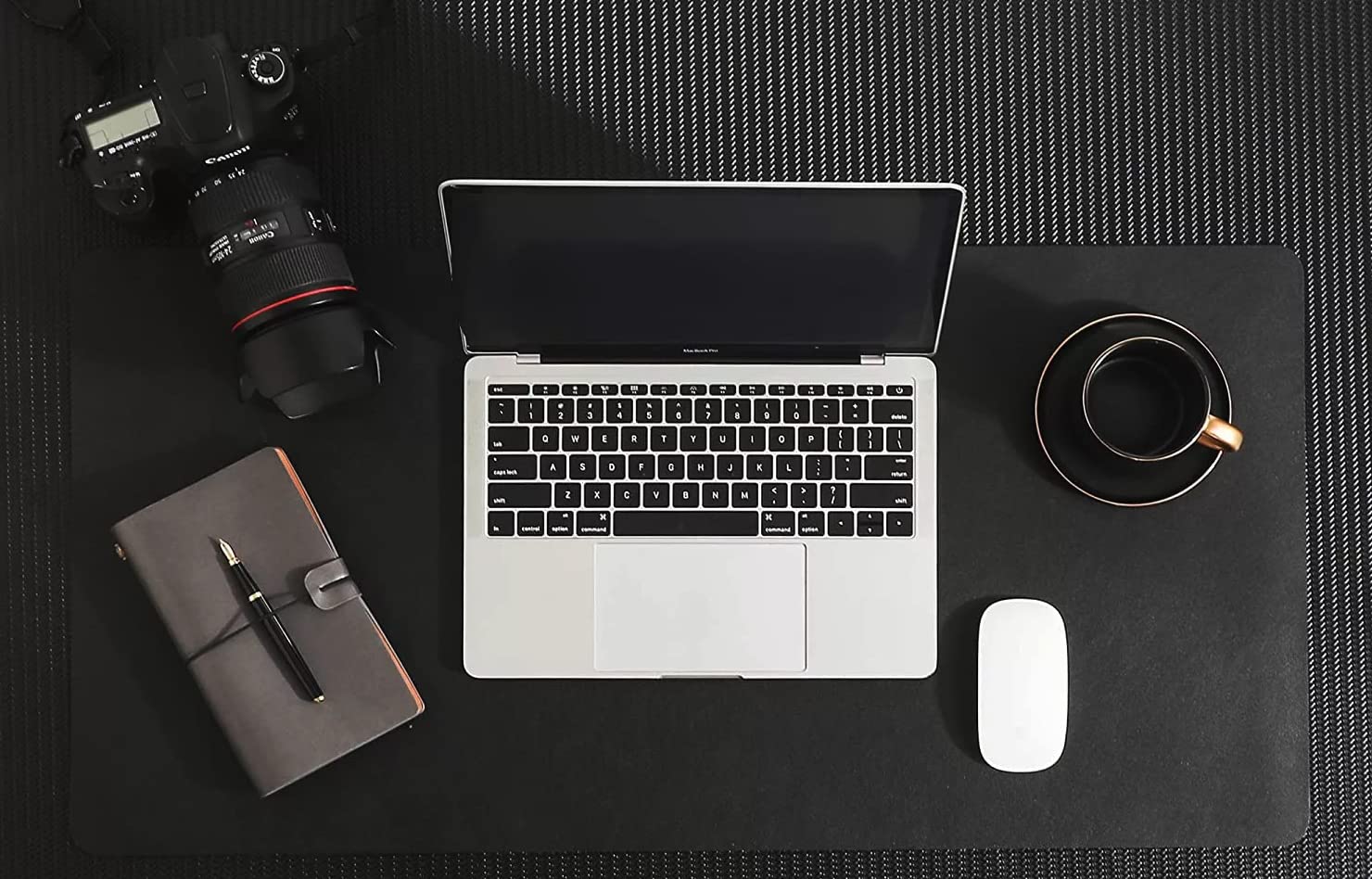 Sponsored Ad – StillerSafe Premium Fabric Leather Desk Pad,Mouse Pad, Office Desk Mat, Anti-Slip PU Leather Desk - Free Wacol Screen Cleaner 200Ml Value Pack.