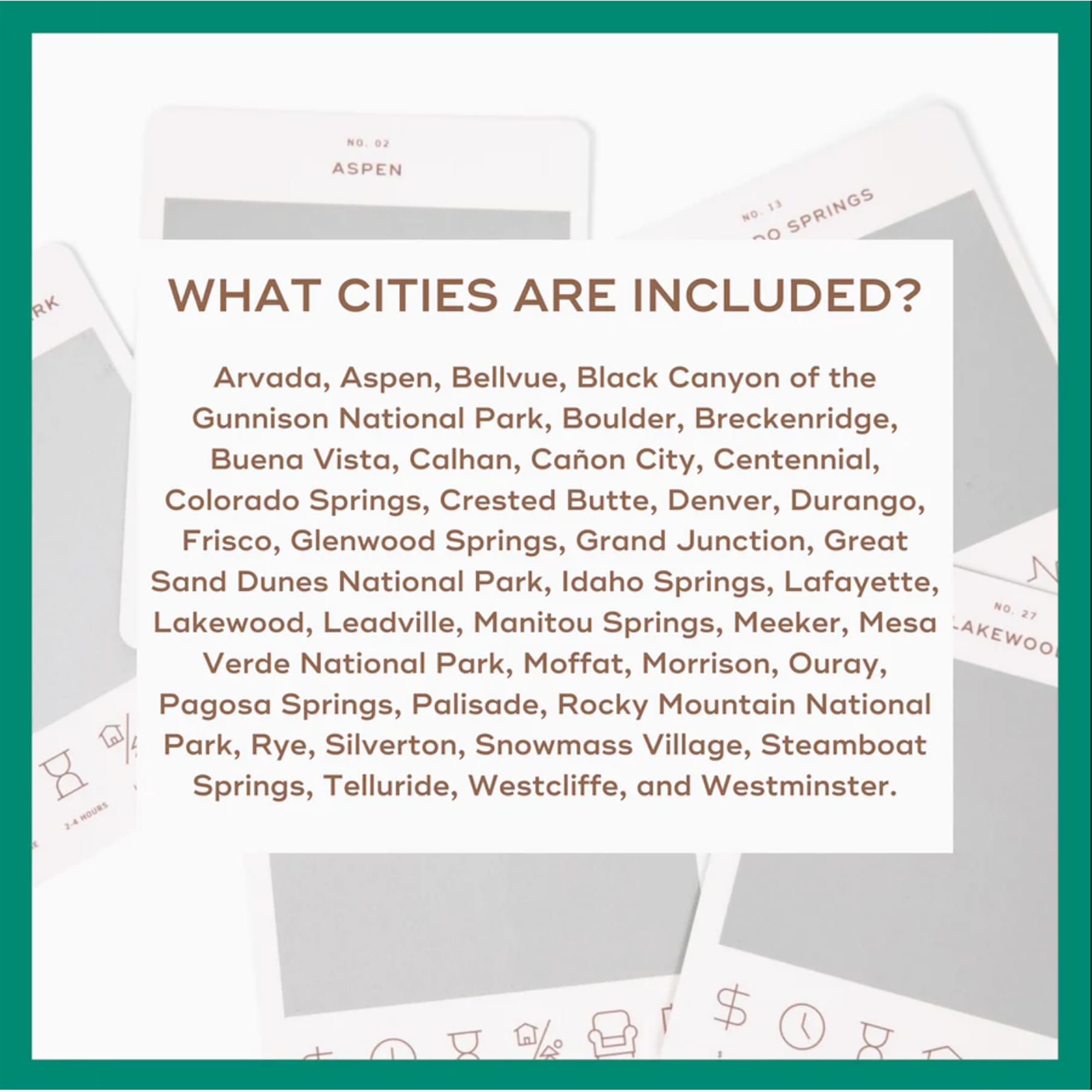Reach International Outfitters Colorado Adventure Bucket List: 50 Tarjetas para rascar para Actividades al Aire Libre, Atracciones turísticas y Viajes por Carretera, Regalo de Viaje guía