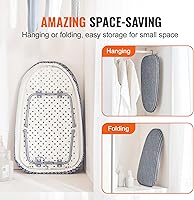 Vista 6 de VEVOR Tabla de Planchar de Sobremesa 23.4 x 14.4 Pulgadas, Tabla de Planchar Pequeña con Cubierta Resistente al Calor y Cubierta 100% Algodón, Mini