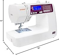 Vista 13 de Janome 4120QDC-G Máquina de coser y acolchar computarizada con kit de edredón adicional