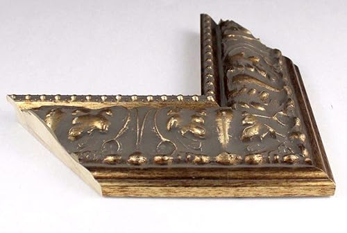 Miniatura 3 de Marco de fotos listo para usar de 3 12 pulgadas (oro romano clásico II) (8 x 8 pulgadas, añadir vidrio acrílico)