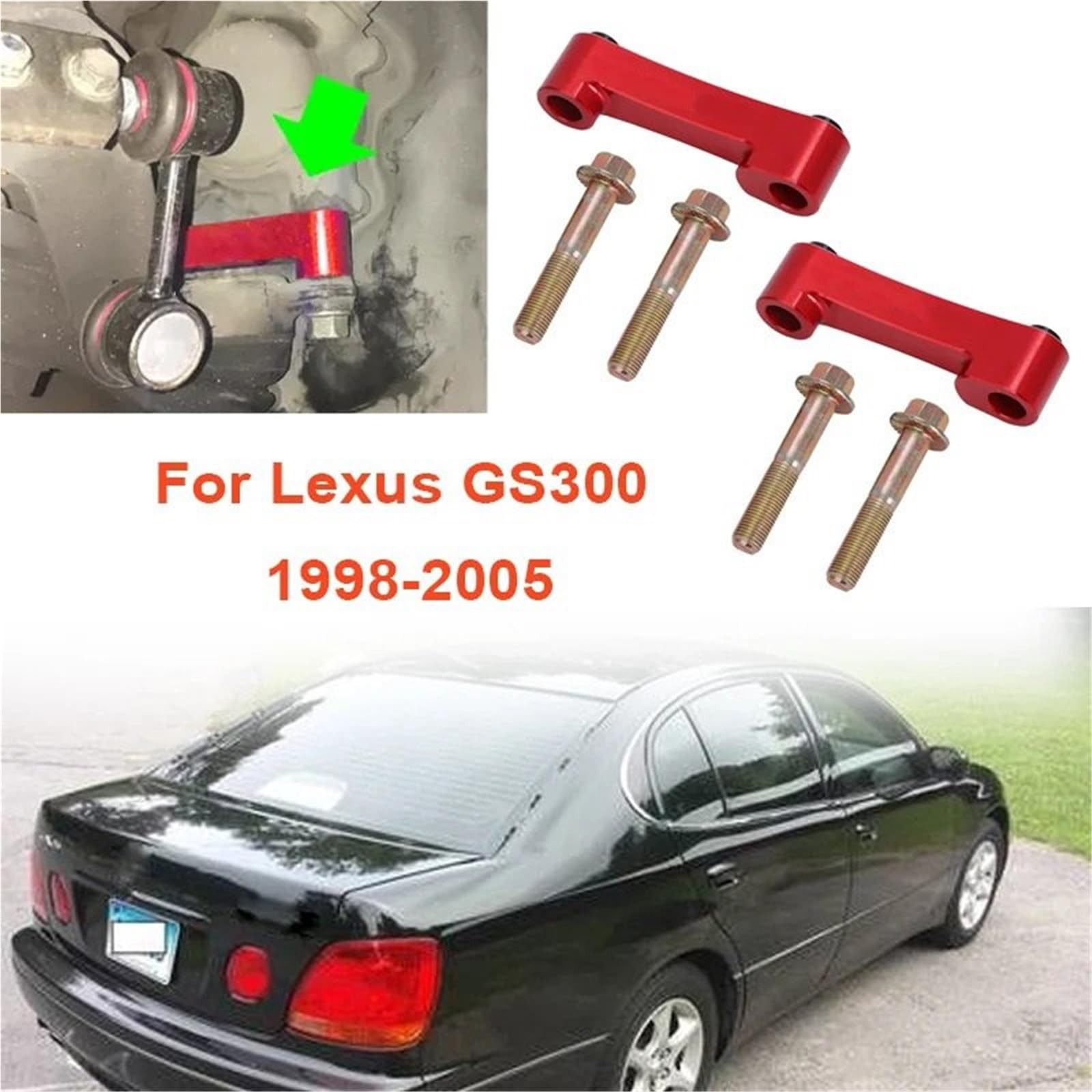 Ściągacz przegubu kulowego Przedni regulator środka przechyłu 30 mm pasuje do Lexus GS300 98-05 MRS-LX-0250
