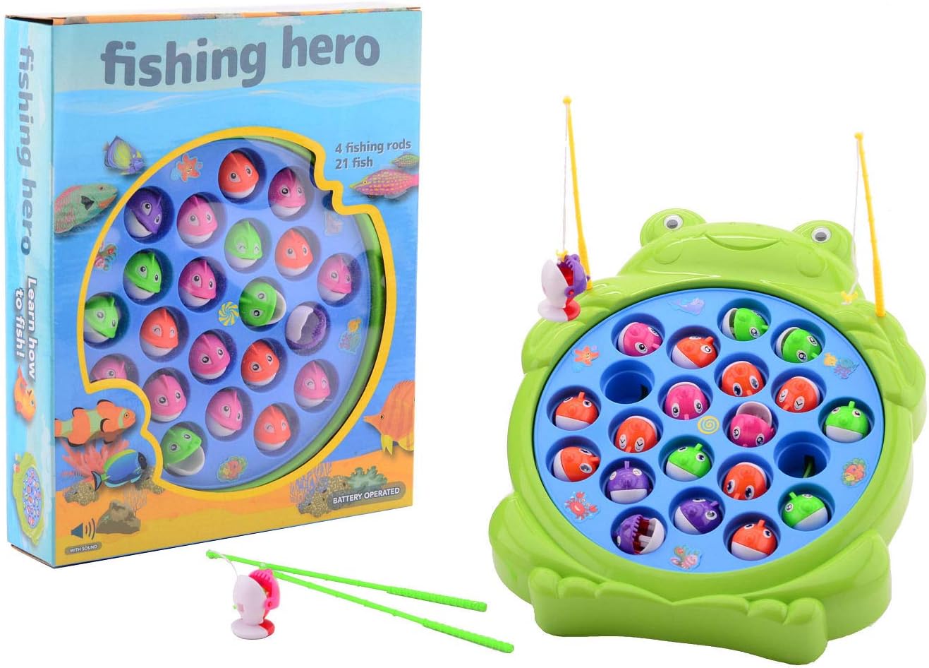 JohnToy 29516 Electric Fishing Game Amazon.co.uk Toys & Games