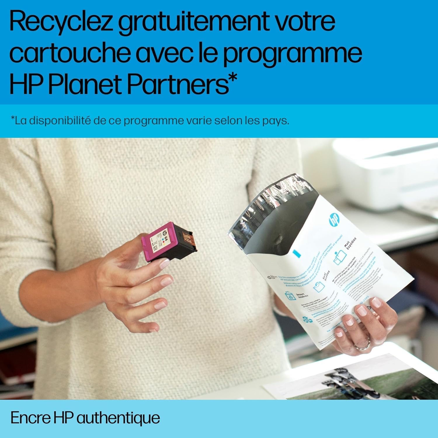 HP 300 Noir et Trois Couleurs, Lot de 2 Cartouches Encre Originales | Compatible avec Deskjet D1660, D2560, D2660, D5560, F2420, F2480, F2492, F4210, F4224, F4272, F4280, 200 pages (CN637EE)