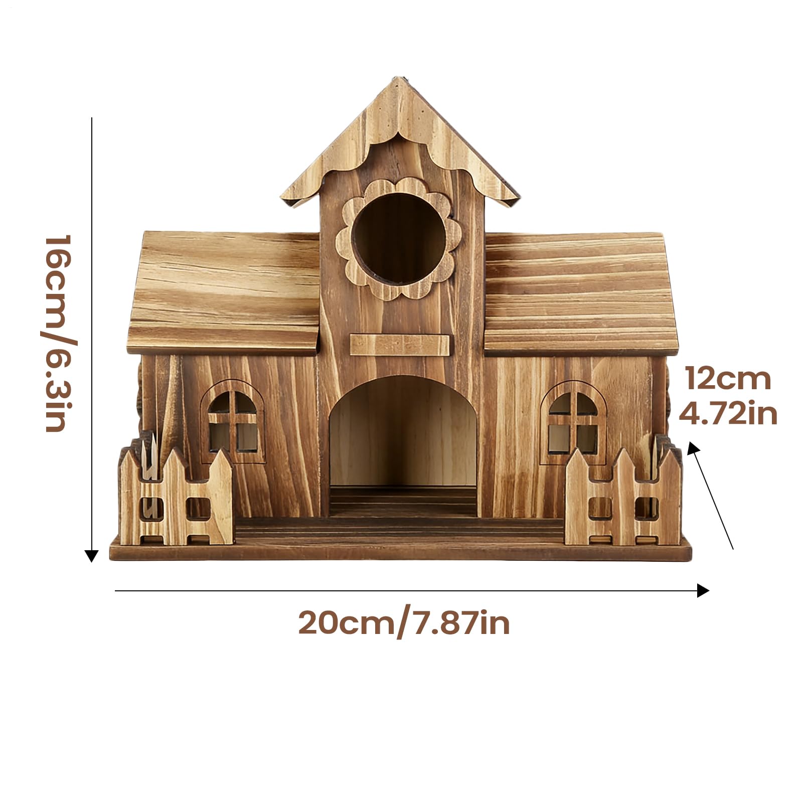 s para Pájaros de Exterior | Decoración rústica de Madera Natural | s de Descanso para pájaros, Decoración de Exterior para Jardín, Patio, Terraza, Balcón