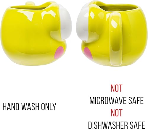 Miniatura 253 de Silver Buffalo Sanrio Hello Kitty and Friends Pompompurin - Taza de cerámica esculpida en 3D, 20 onzas