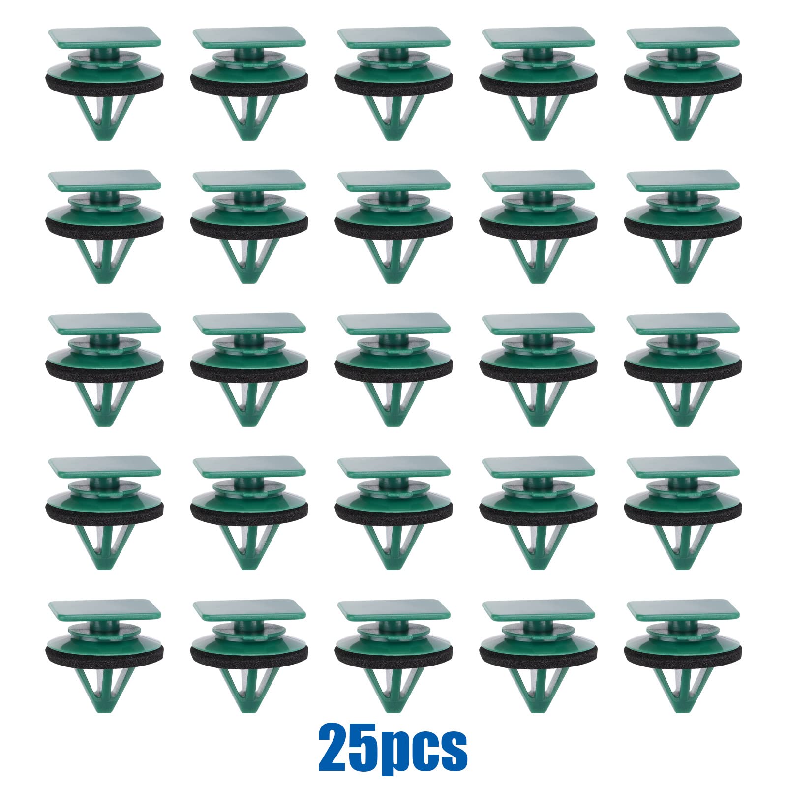 Amazon.com: OAUTOO 25pcs Green Nylon Rocker Panel Moulding