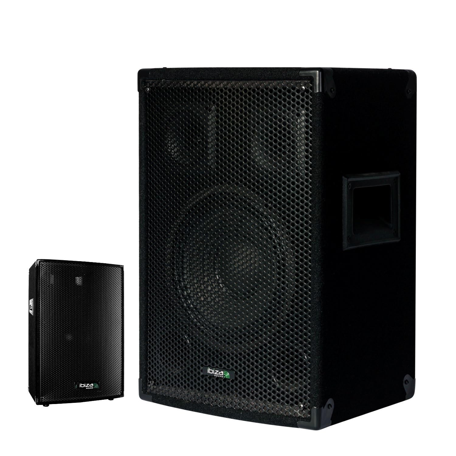 Ibiza DISCO8B - Altavoz de suelo de 300 W, negro