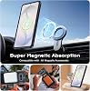 Funda magnética para Nothing Phone 4a con protector de pantalla [Compatible con Magsafe][Correa para muñeca] Funda protectora translúcida mate y delgada (Negro) 5