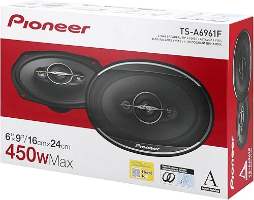 Miniatura 7 de PIONEER A-Series TS-A6961F - Altavoces de 4 vías de 6 x 9 pulgadas (par) - 450 W máximo, sonido equilibrado + agudos suaves, graves mejorados,