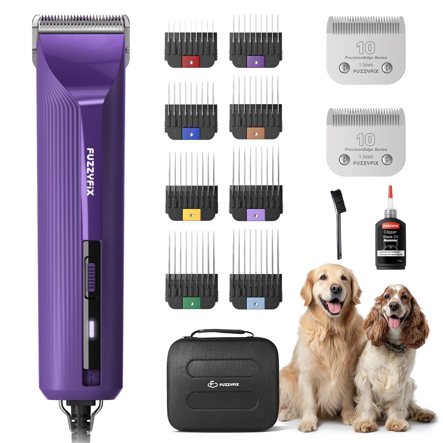 FuzzyFix Hundeschermaschine Profi mit Kabel -3