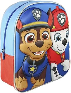 3d La Patrulla Canina Zainetto per bambini, 31 cm, Blu (azul)