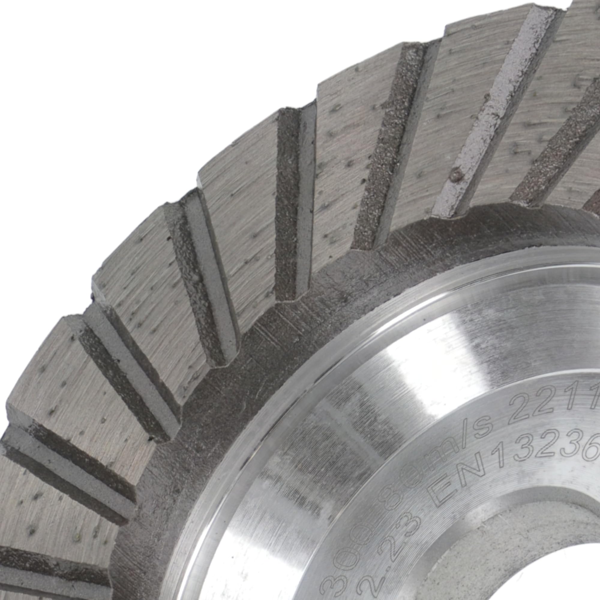 PRODIAMANT Premium diamentowa ściernica granitowa 100 mm x M14 ściernica diamentowa PDX82.907 100 mm pasująca szlifierka kątowa, wspornik z aluminium