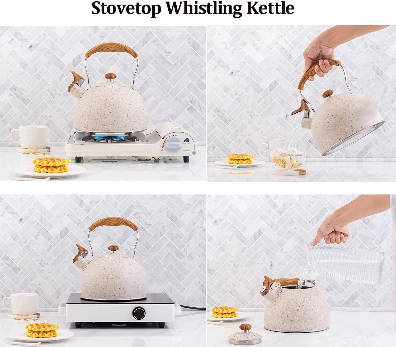 Czajnik z Gwizdkiem 2,5 L Czajnik Z Gwizdkiem Herbata Mleko Wrzący Czajnik Wodny Płyta Kuchenna Czajnik Z Gwizdkiem Czajnik Do Herbaty Ze Stali Nierdzewnej Czajniczek Gwizdanie Czajnik Czajnik Kuchene