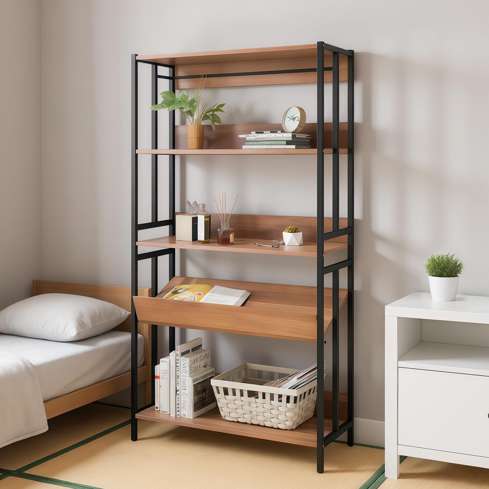 オープンシェルフ ラック 5段 幅34×奥行84×高さ156cm Amazon｜オープンシェルフ ラック 5段 幅34×奥行84×高さ156cm