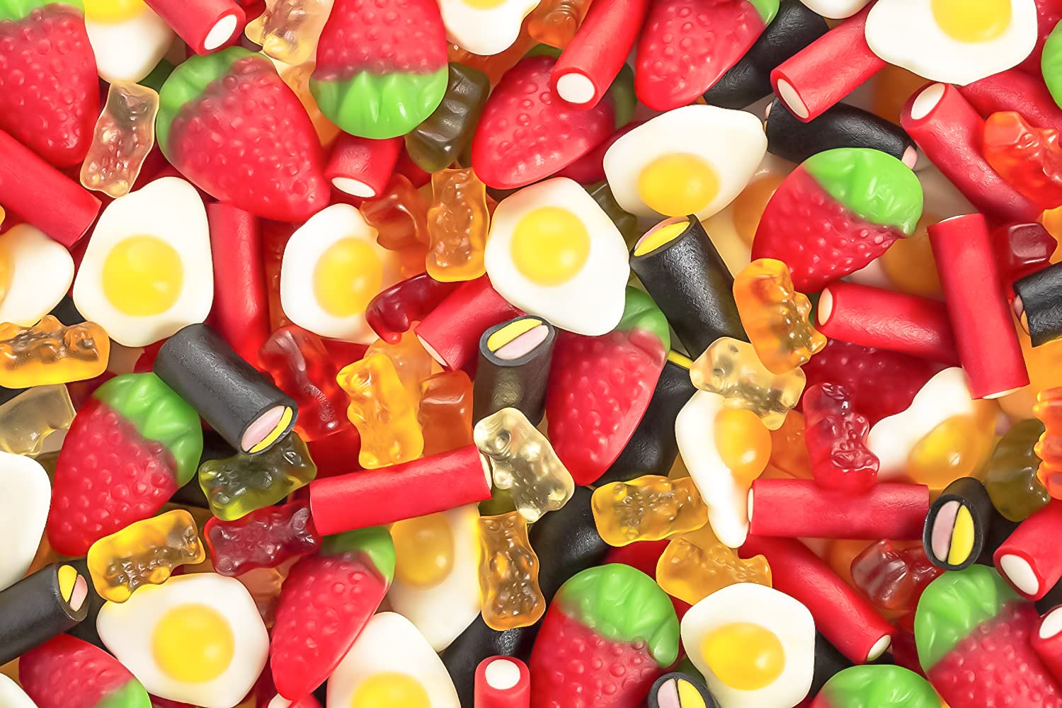 Assortiment de bonbons : Kit Golosin avec 1 kg bonbons et 20 Pots de 100 ml.