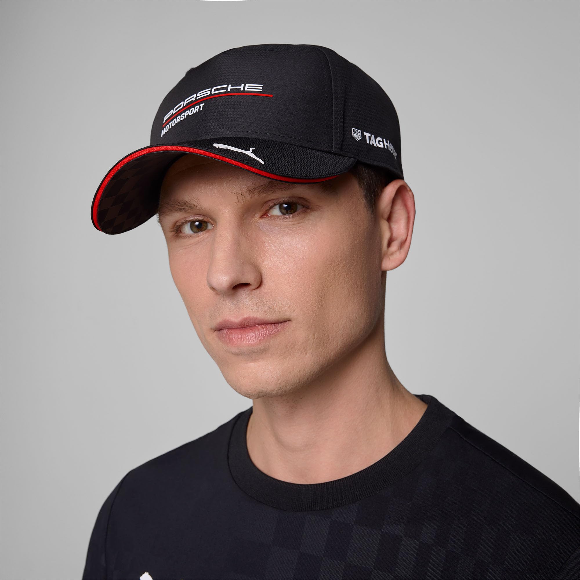 PUMA Porsche Motorsport Casquette d'équipe visière incurvée Logos Sponsors