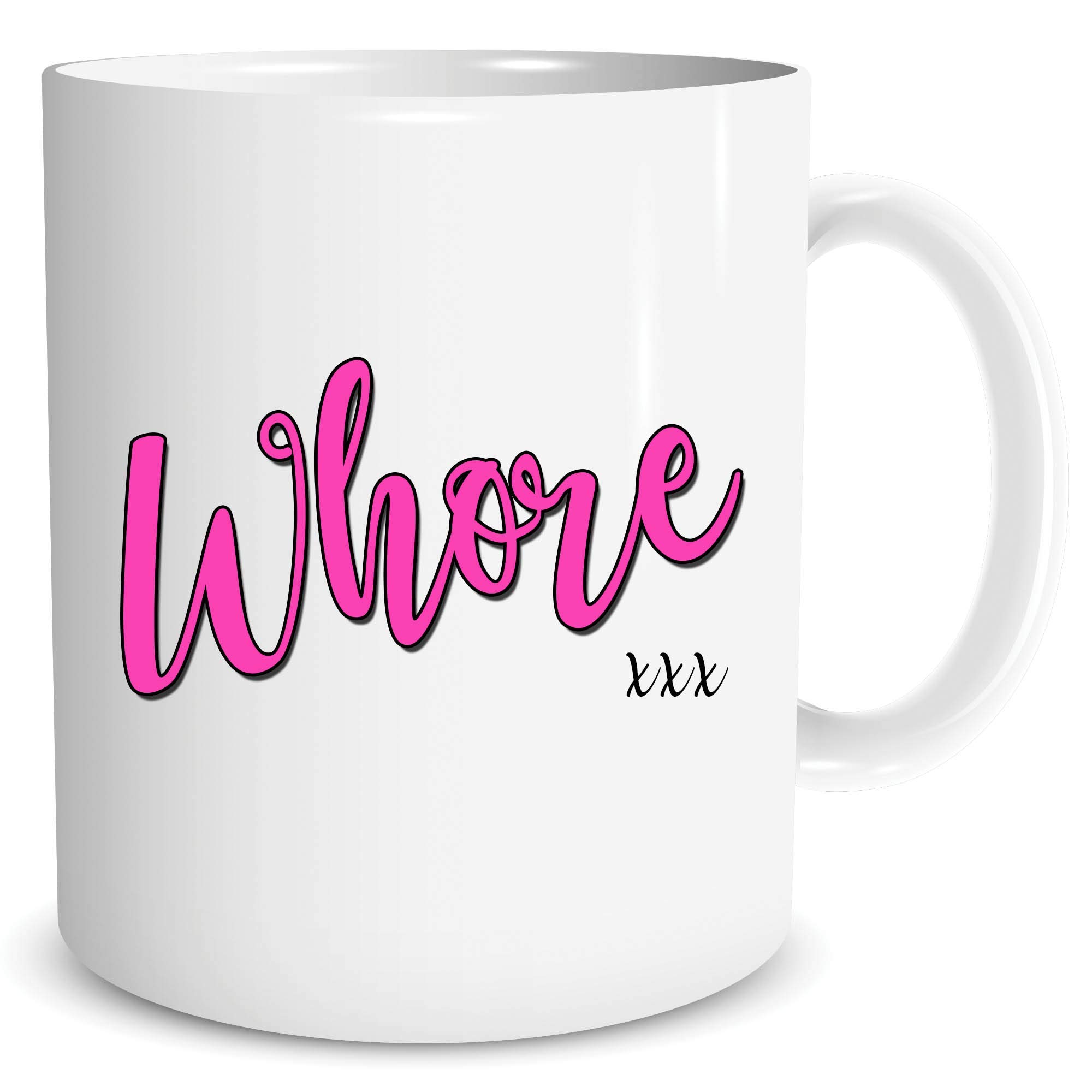 Peachy Antics White Funny Rude Mugs Whore Mug Slut Gift Girlfriend Birthday Joke Present Wsdmug1653