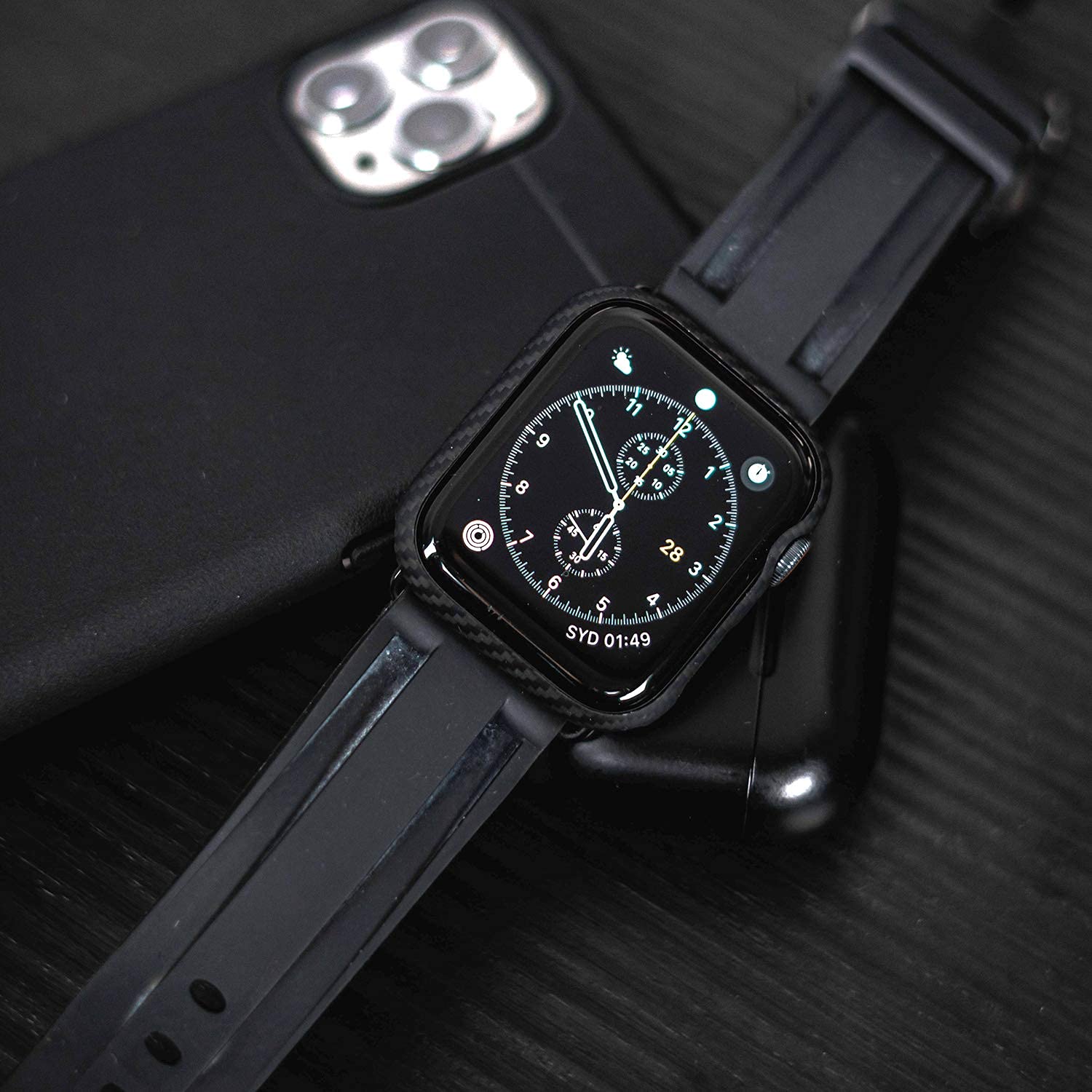 Amazon.co.jp: PITAKA Apple Watch 対応 ケース Series 6 / SE / 5 / 4 